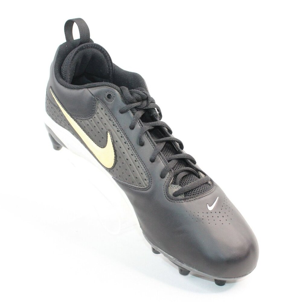 Nike Air Zoom Mens Sz 15 Low Black White Football With Cleats Athletic 310955011